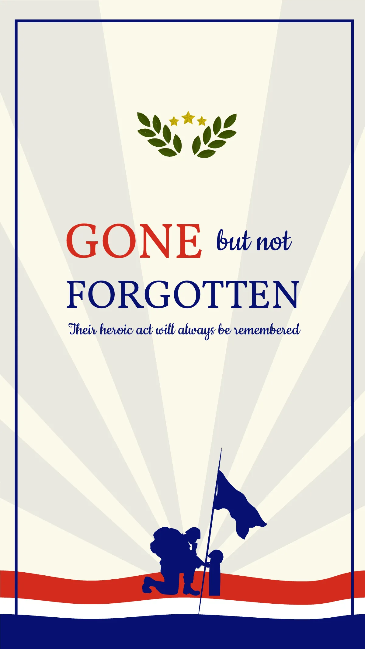 Free Memorial Day Instagram Story Template to Edit Online