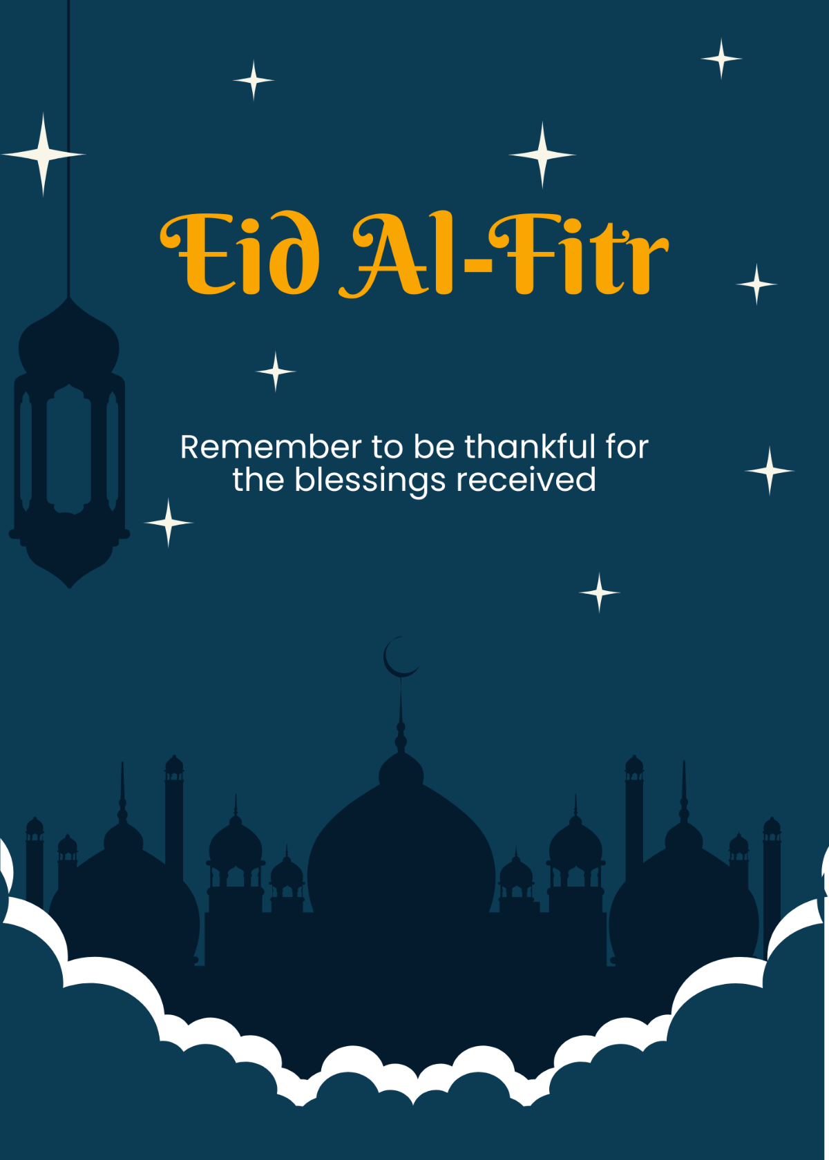 Eid al-Fitr Card Template