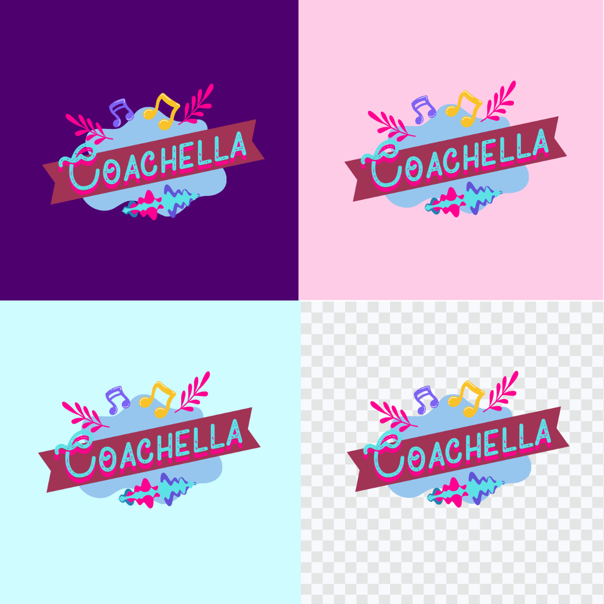 Coachella Logo Template