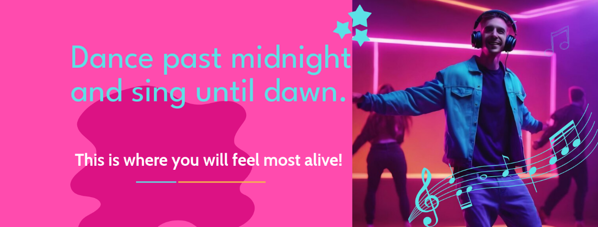 Free Coachella Facebook Cover Banner Template to Edit Online