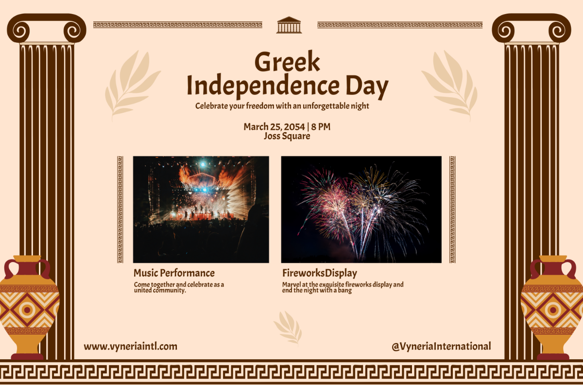 Free Greek Independence Day Banner Template