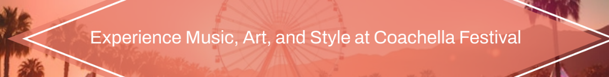 Free Coachella Website Banner Template to Edit Online