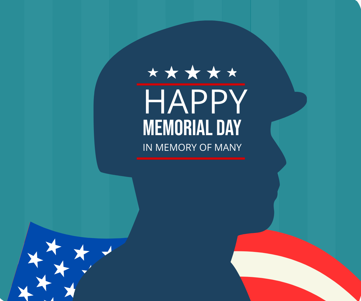  Memorial Day Photo Banner Template