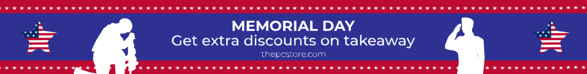 Memorial Day Website Banner Template