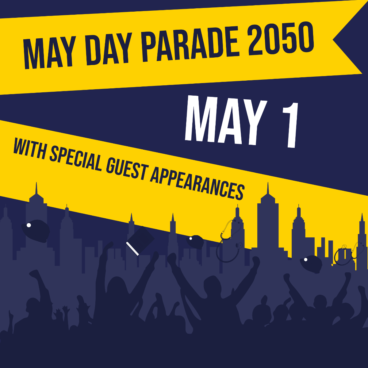 May Day Facebook Ad Banner Template