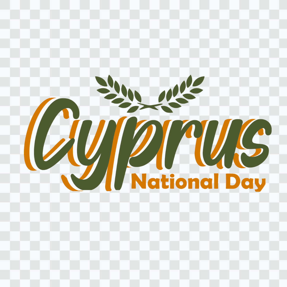 Cyprus National Day Text Effect Template