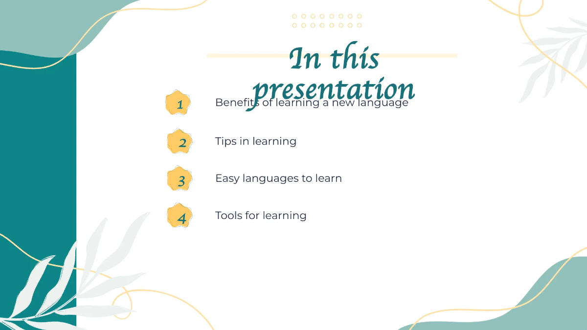 Free Aesthetic Foreign Language Presentation Template to Edit Online