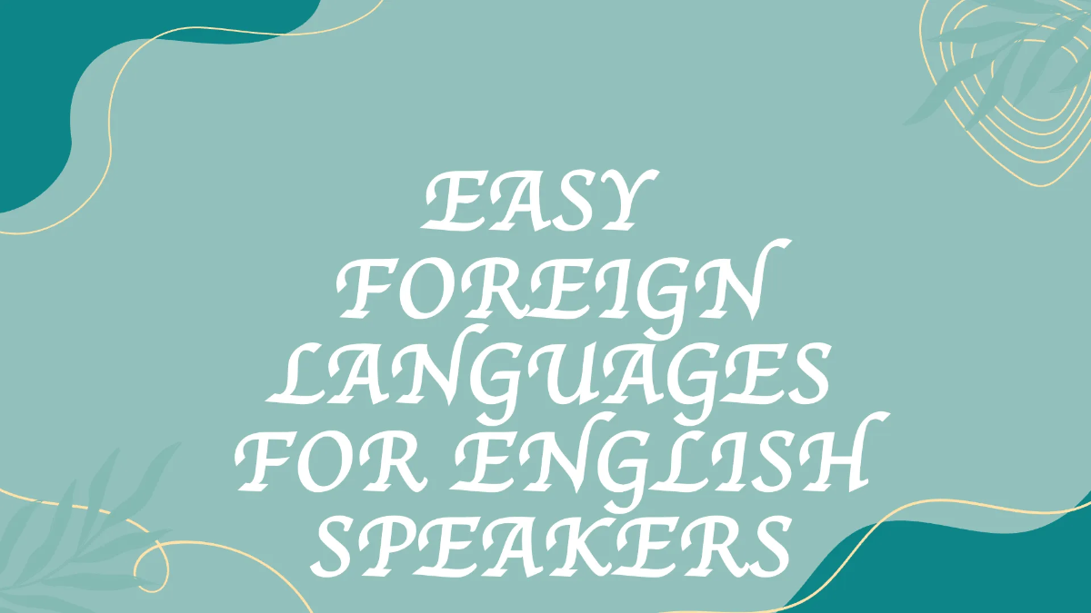 Free Aesthetic Foreign Language Presentation Template to Edit Online