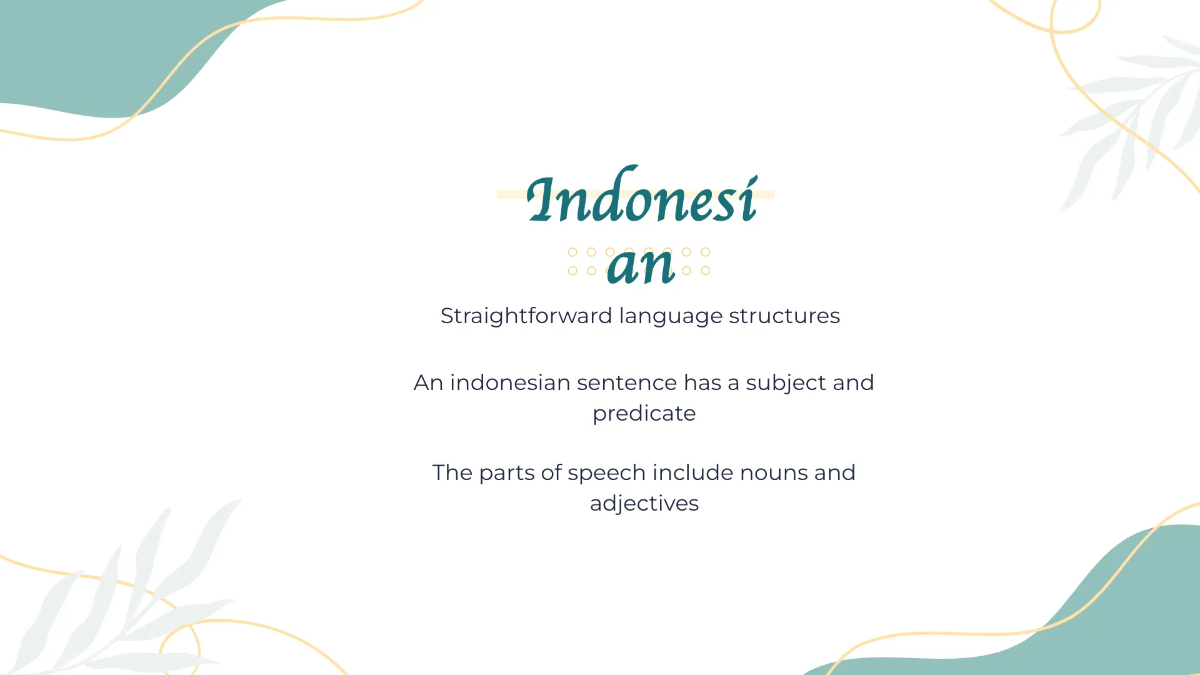 Free Aesthetic Foreign Language Presentation Template to Edit Online