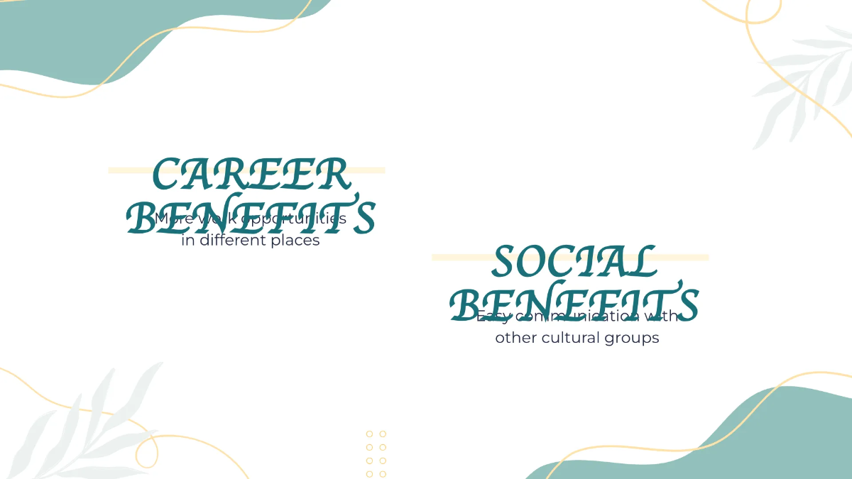 Free Aesthetic Foreign Language Presentation Template to Edit Online