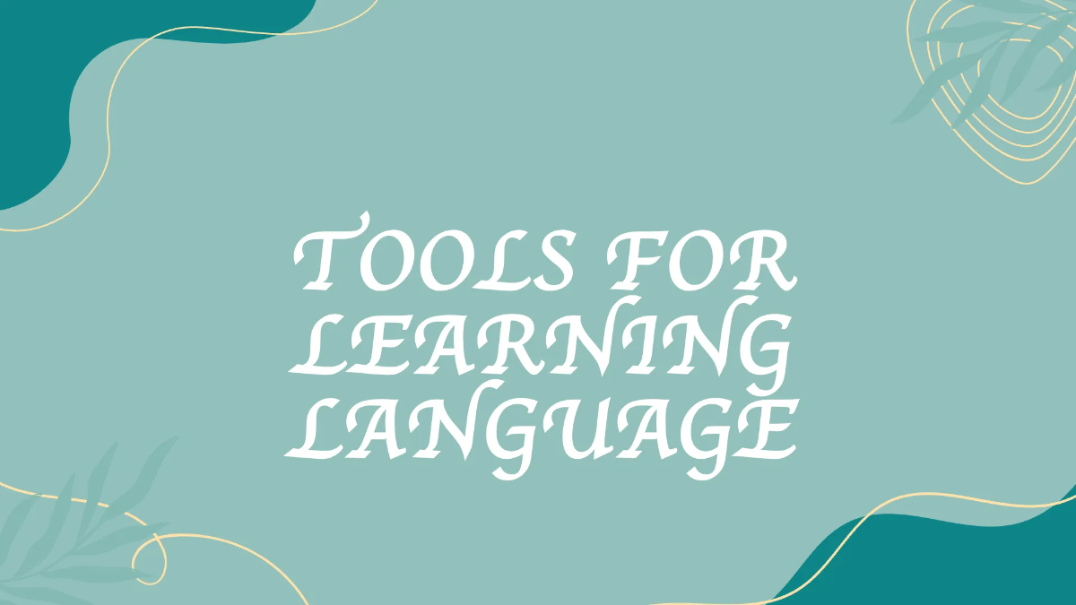 Free Aesthetic Foreign Language Presentation Template to Edit Online