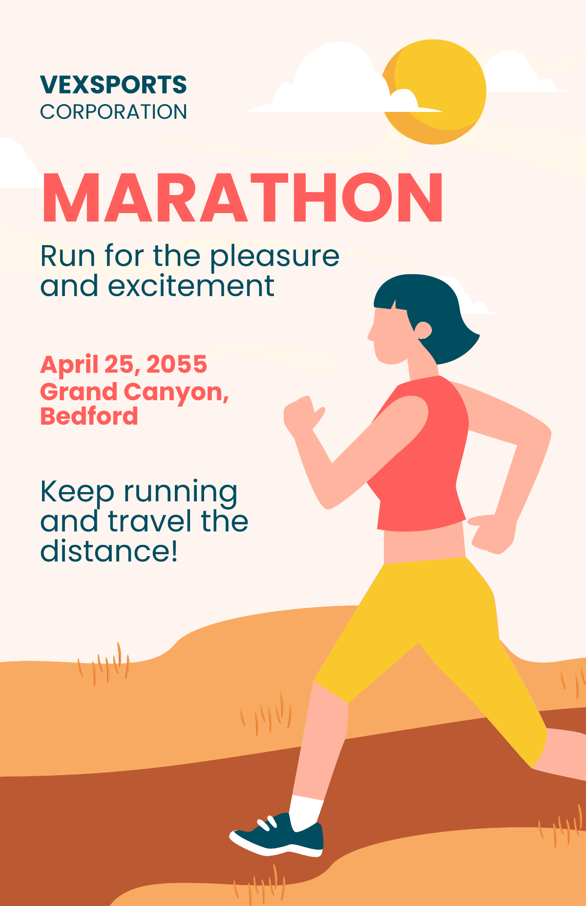 Marathon Poster Template