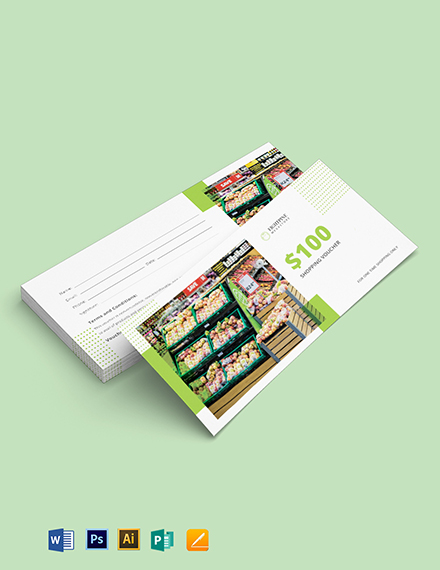 FREE Shopping Voucher Template - Download in Word, PDF, Illustrator, Photoshop, Apple Pages ...