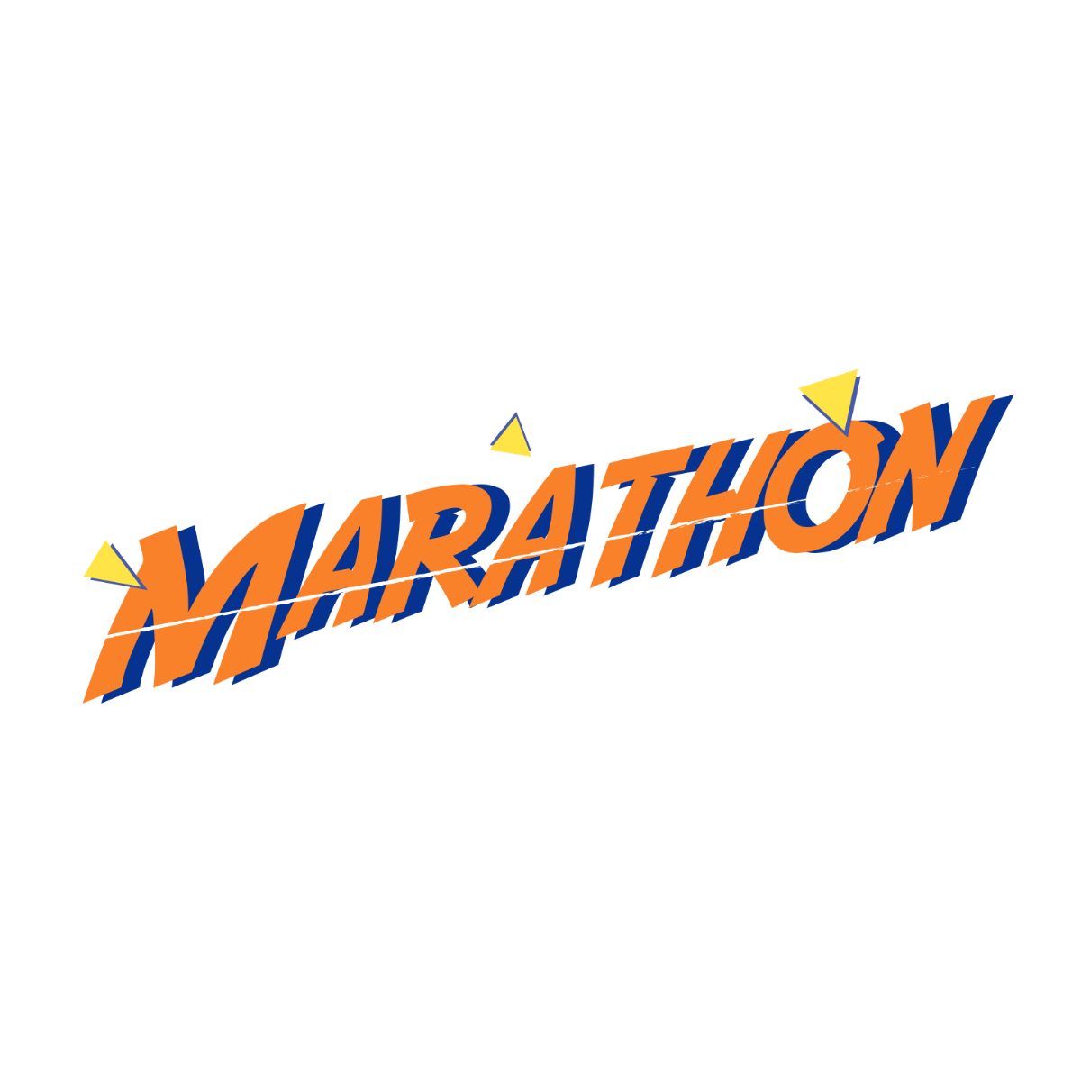 Free Marathon Text Effect Template