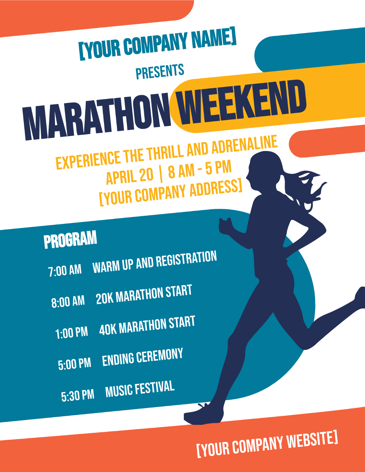Marathon Program Template