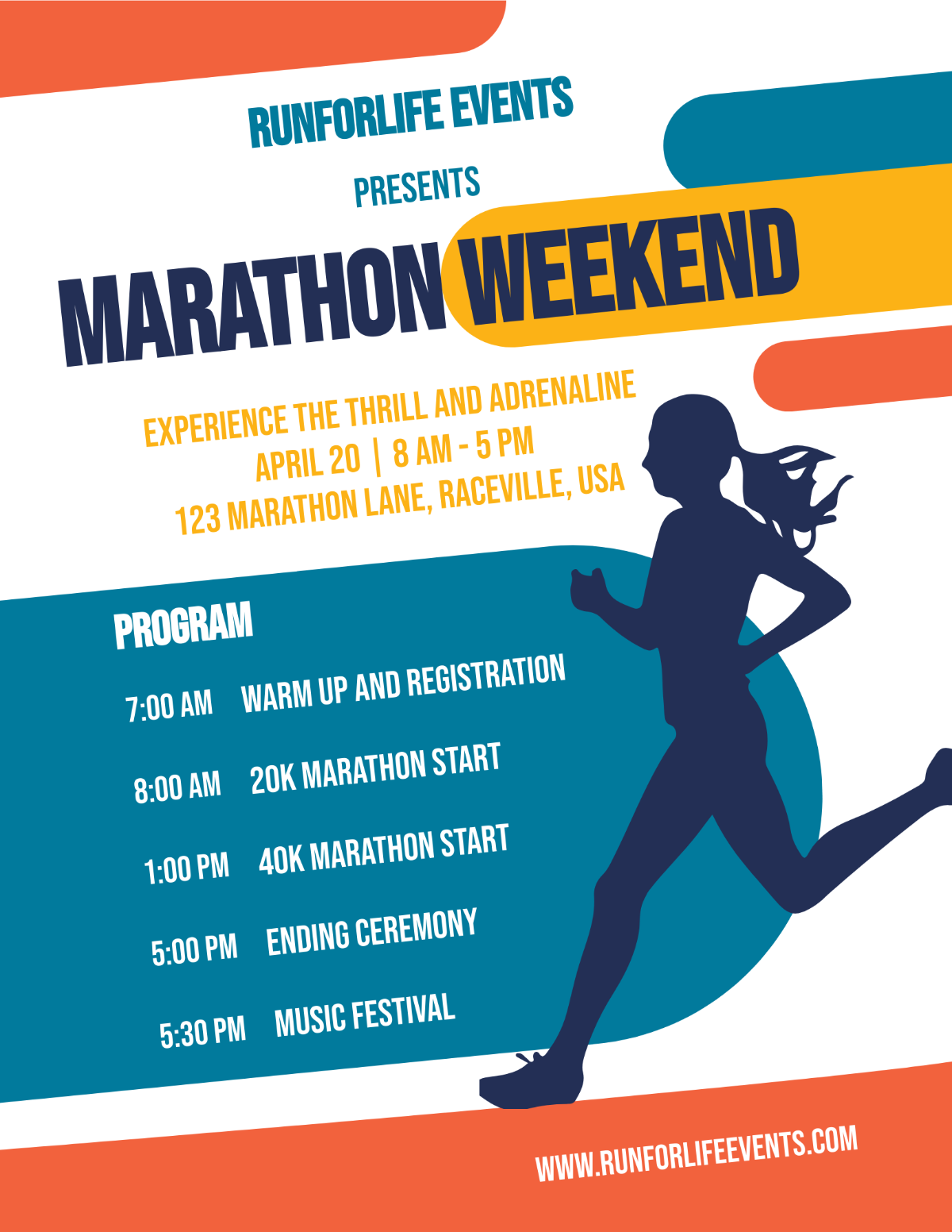 Marathon Program Template