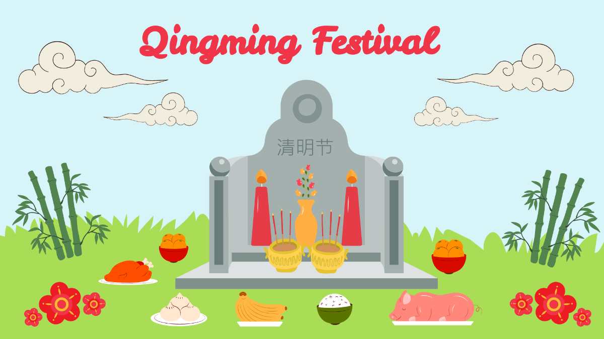 Free Qingming Festival WallPaper Template
