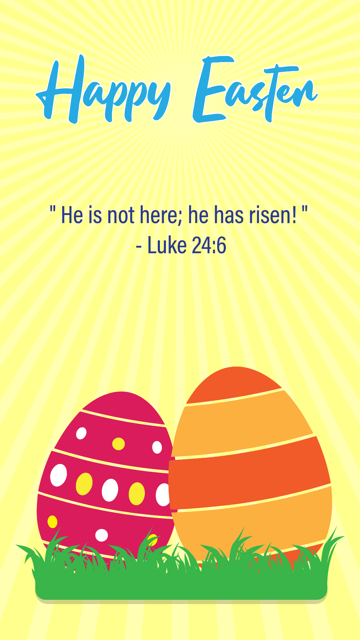 Orthodox Easter Quote Template