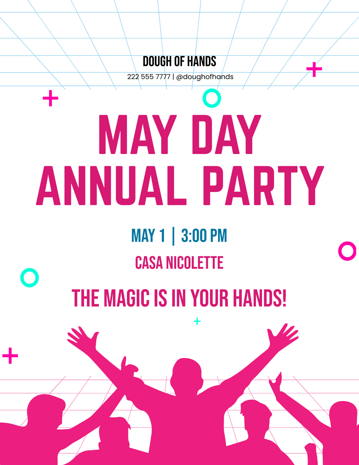 Free Party May Day Flyer Template