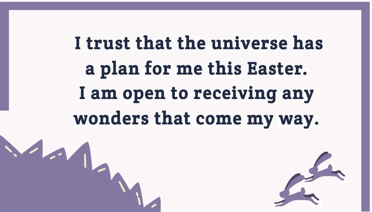 Free Easter Affirmation Card Template to Edit Online