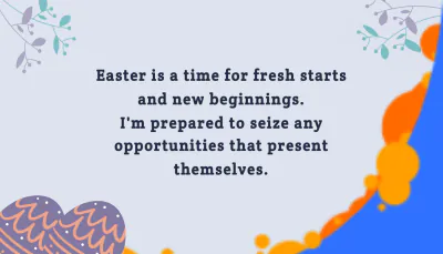 Free Easter Affirmation Card Template to Edit Online