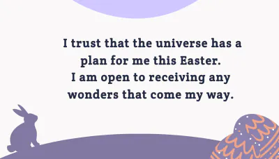 Free Easter Affirmation Card Template to Edit Online