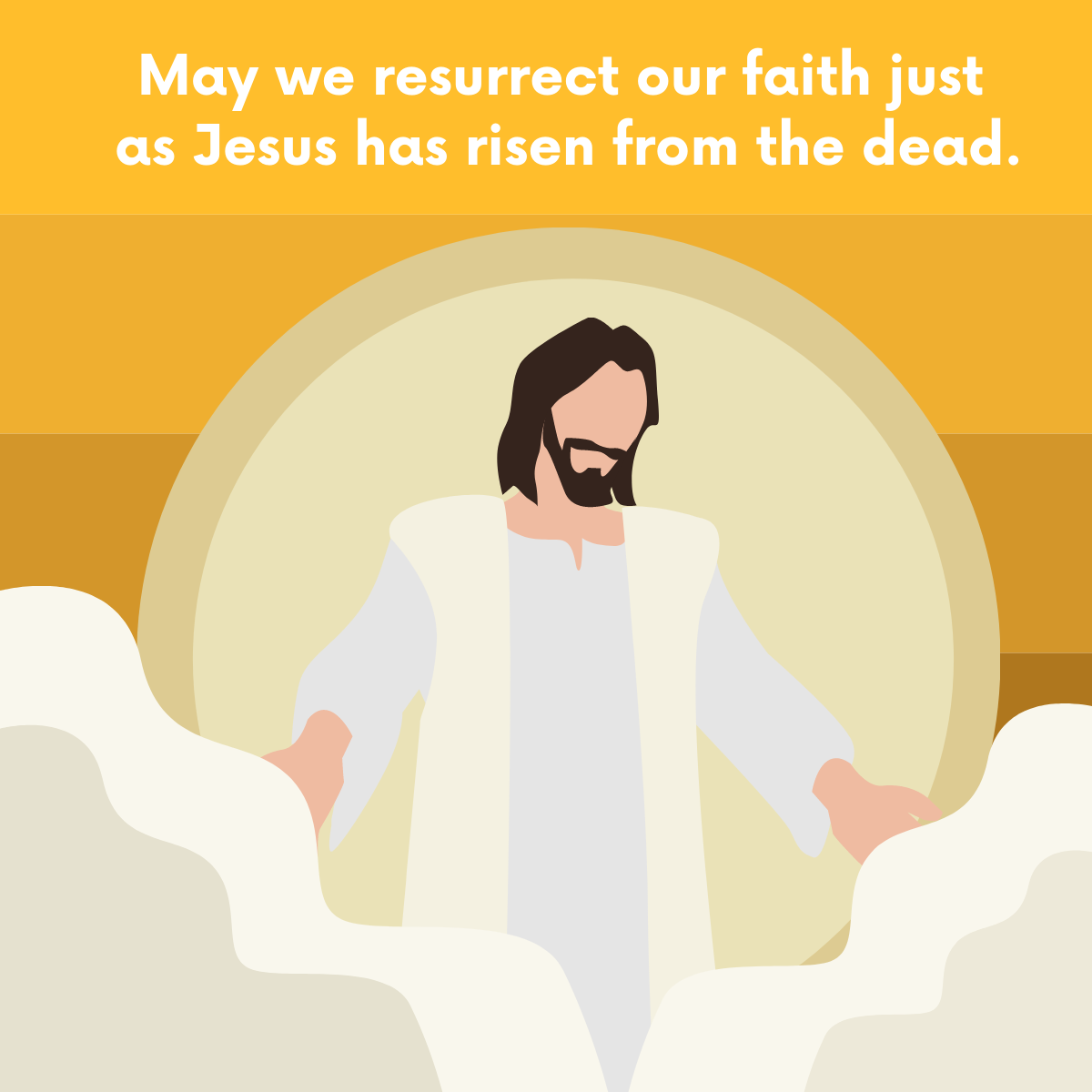 Free Orthodox Easter Linkedin Post Template