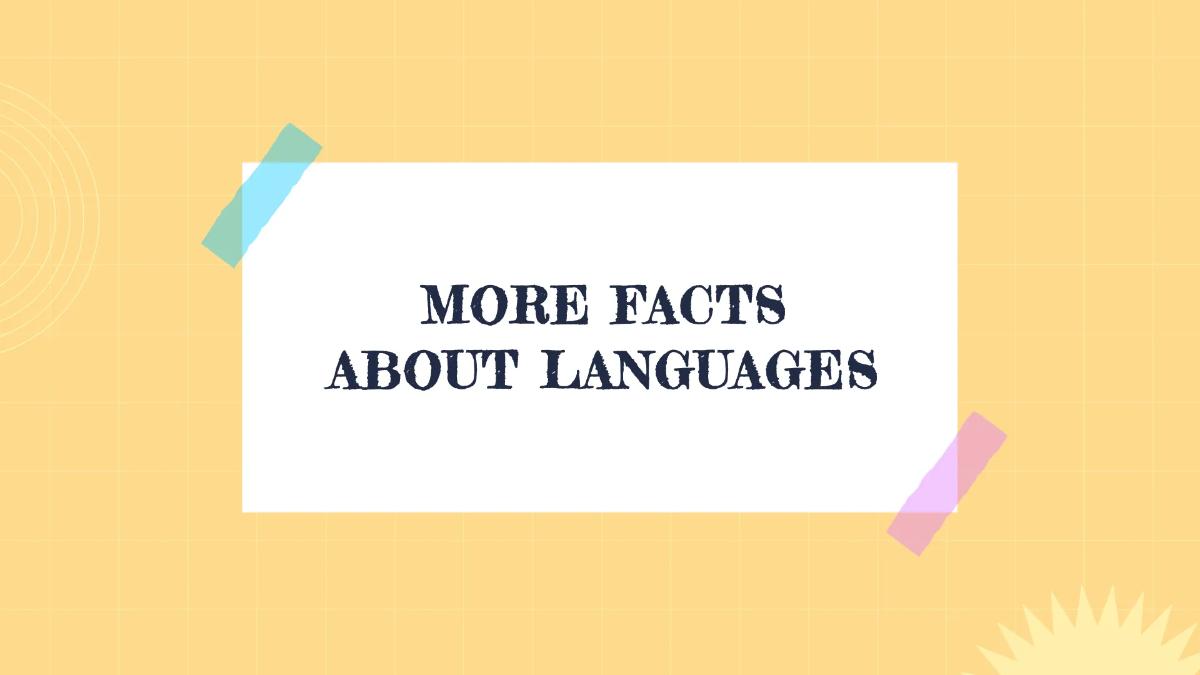 Free Cool Foreign Language Presentation Template to Edit Online