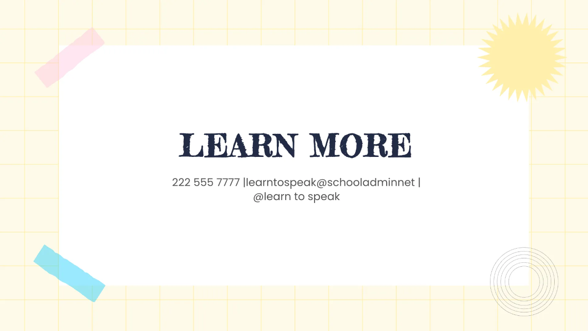 Free Cool Foreign Language Presentation Template to Edit Online