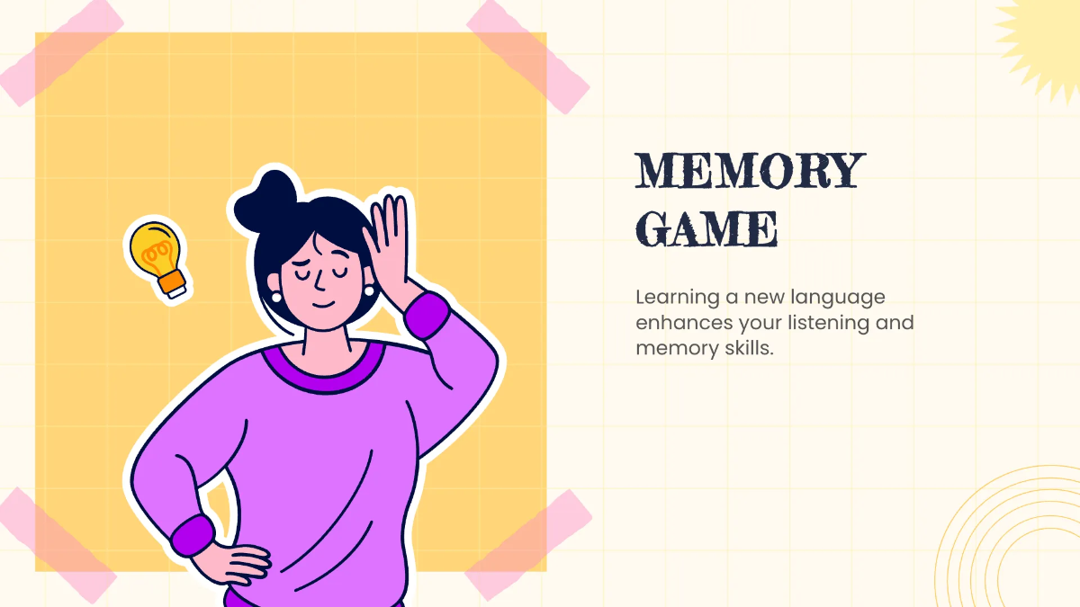 Free Cool Foreign Language Presentation Template to Edit Online