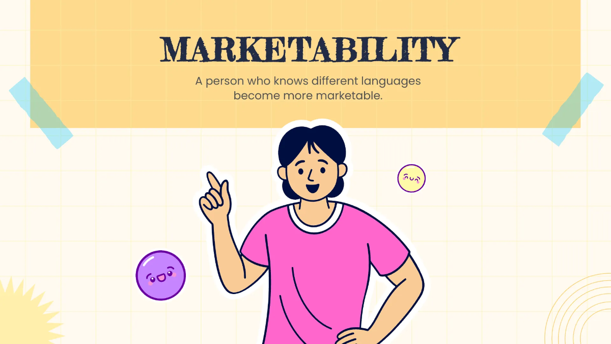 Free Cool Foreign Language Presentation Template to Edit Online