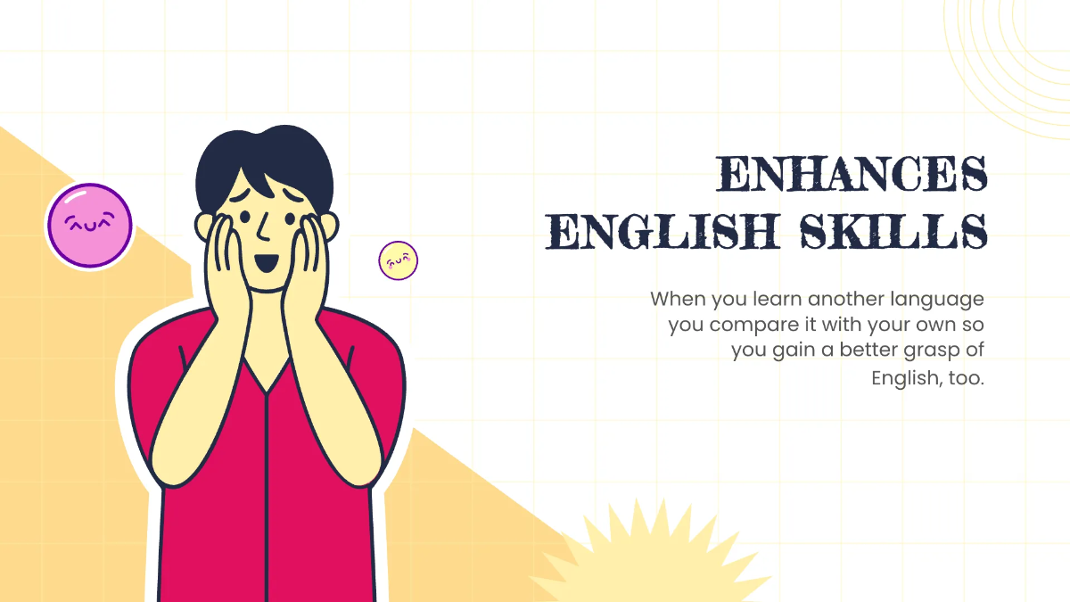 Free Cool Foreign Language Presentation Template to Edit Online