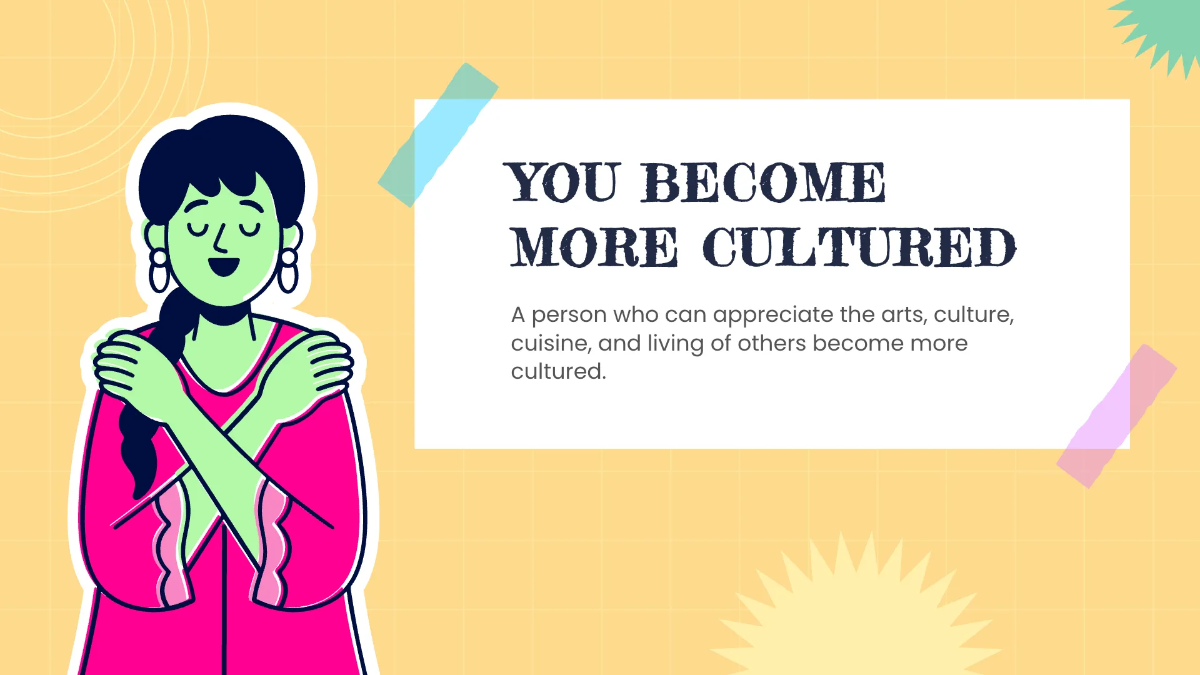 Free Cool Foreign Language Presentation Template to Edit Online