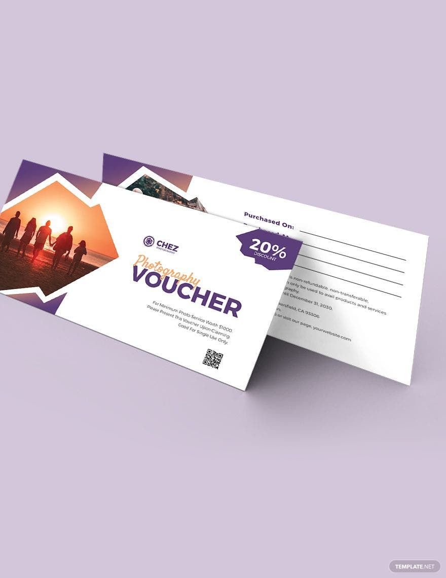 Family Photography Voucher Template