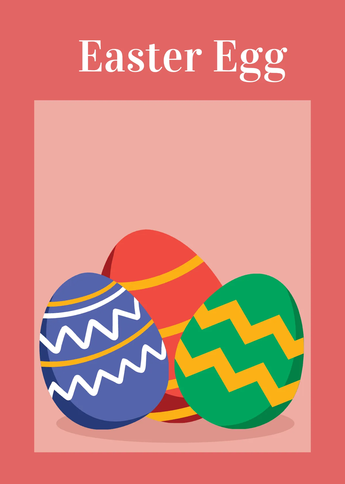 Free Easter Flash Card Template to Edit Online