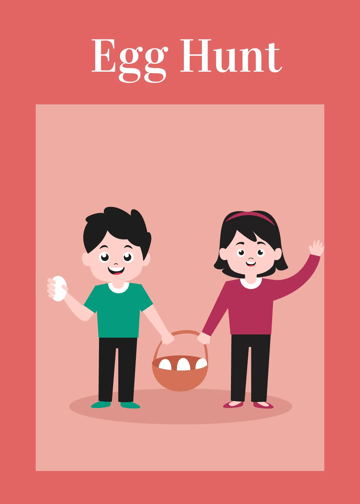 Free Easter Flash Card Template to Edit Online