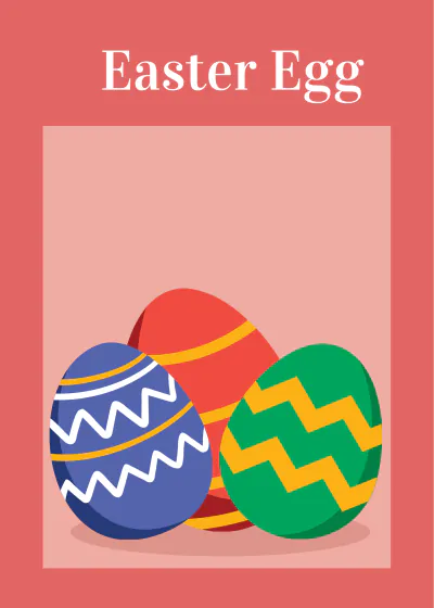 Free Easter Flash Card Template to Edit Online