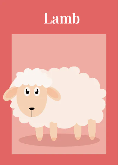 Free Easter Flash Card Template to Edit Online