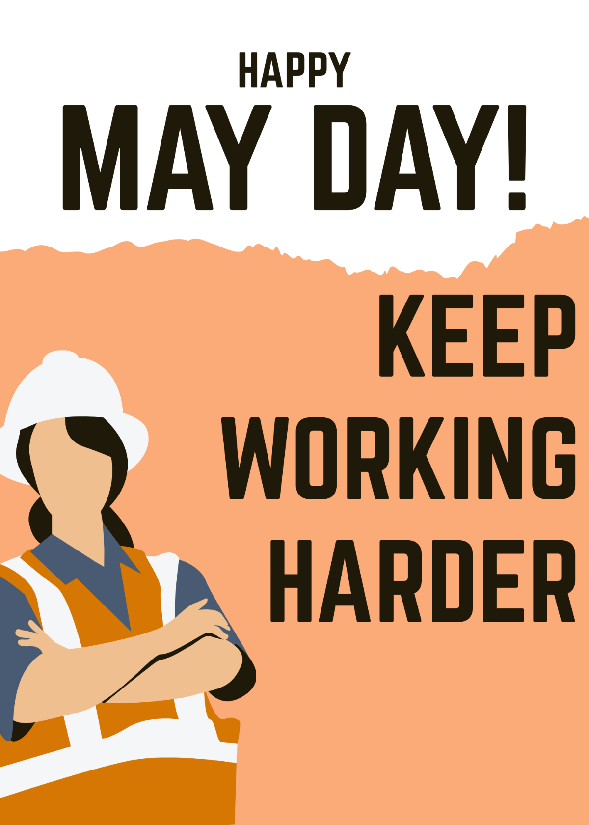 May Day Greeting Template