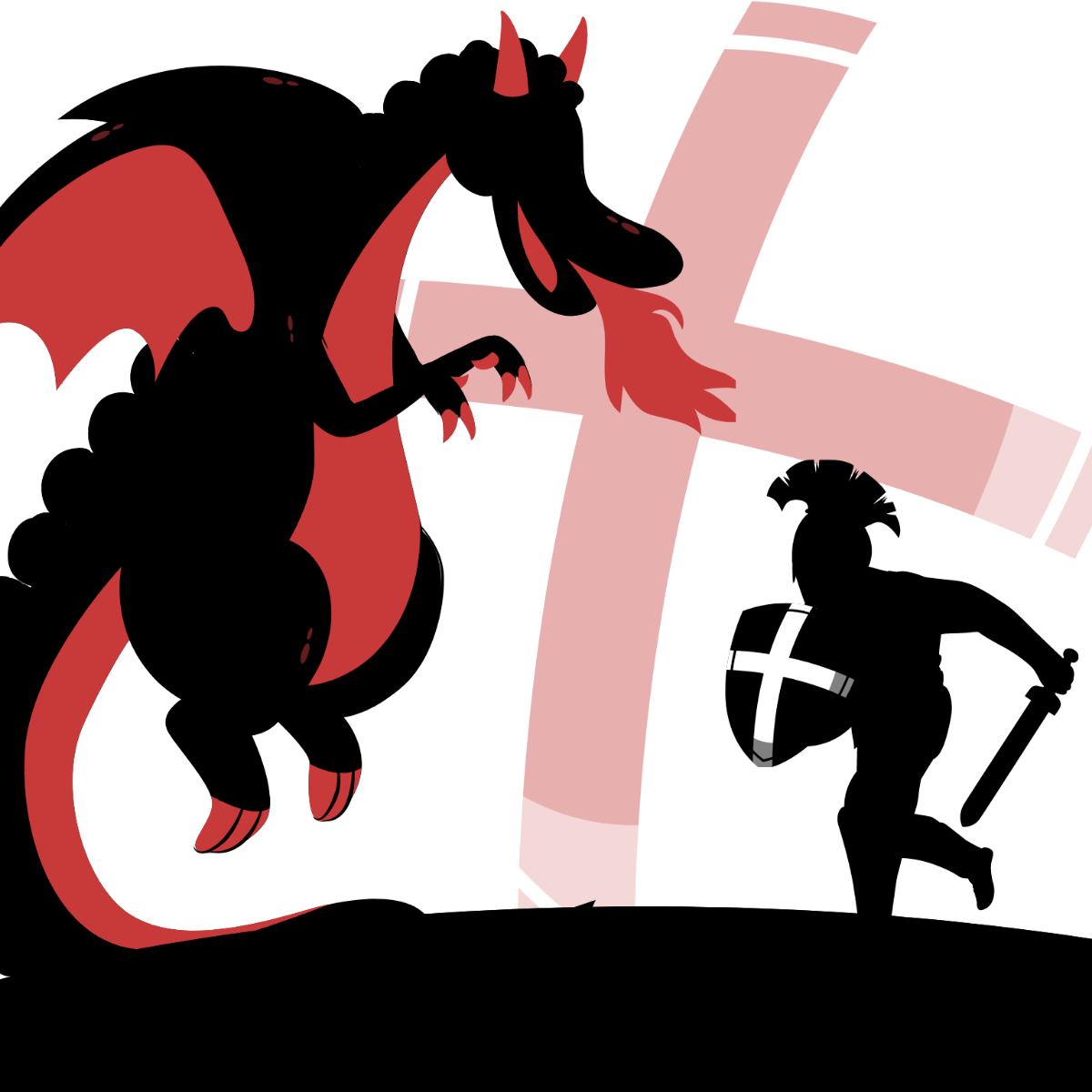 St. George's Day Illustration Template