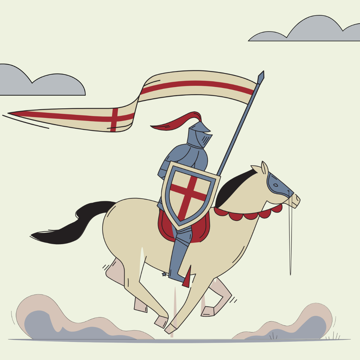 St. George's Day Image Template