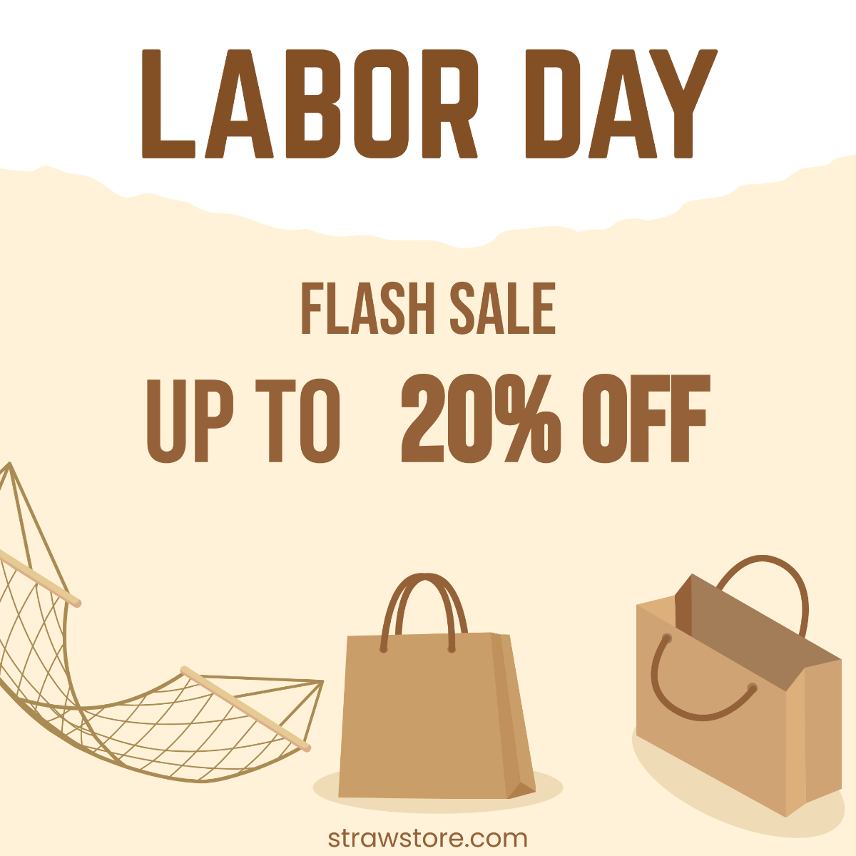 Labor Day Facebook Ad Banner Template
