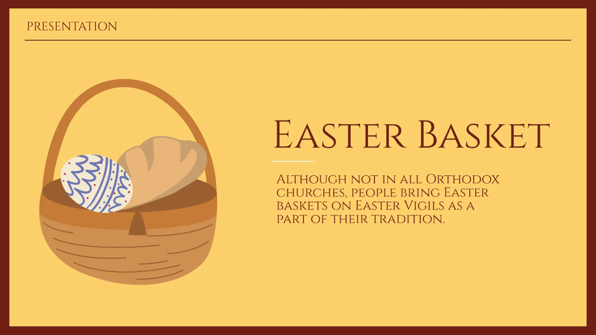 Free Orthodox Easter Presentation Template to Edit Online