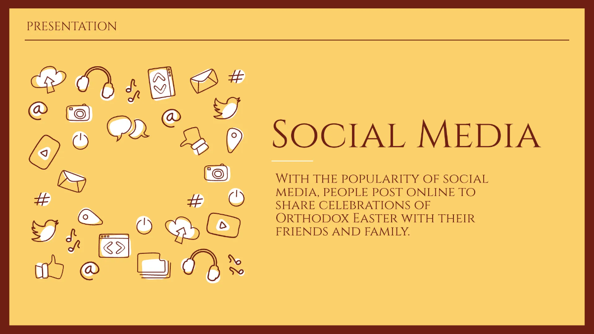 Free Orthodox Easter Presentation Template to Edit Online