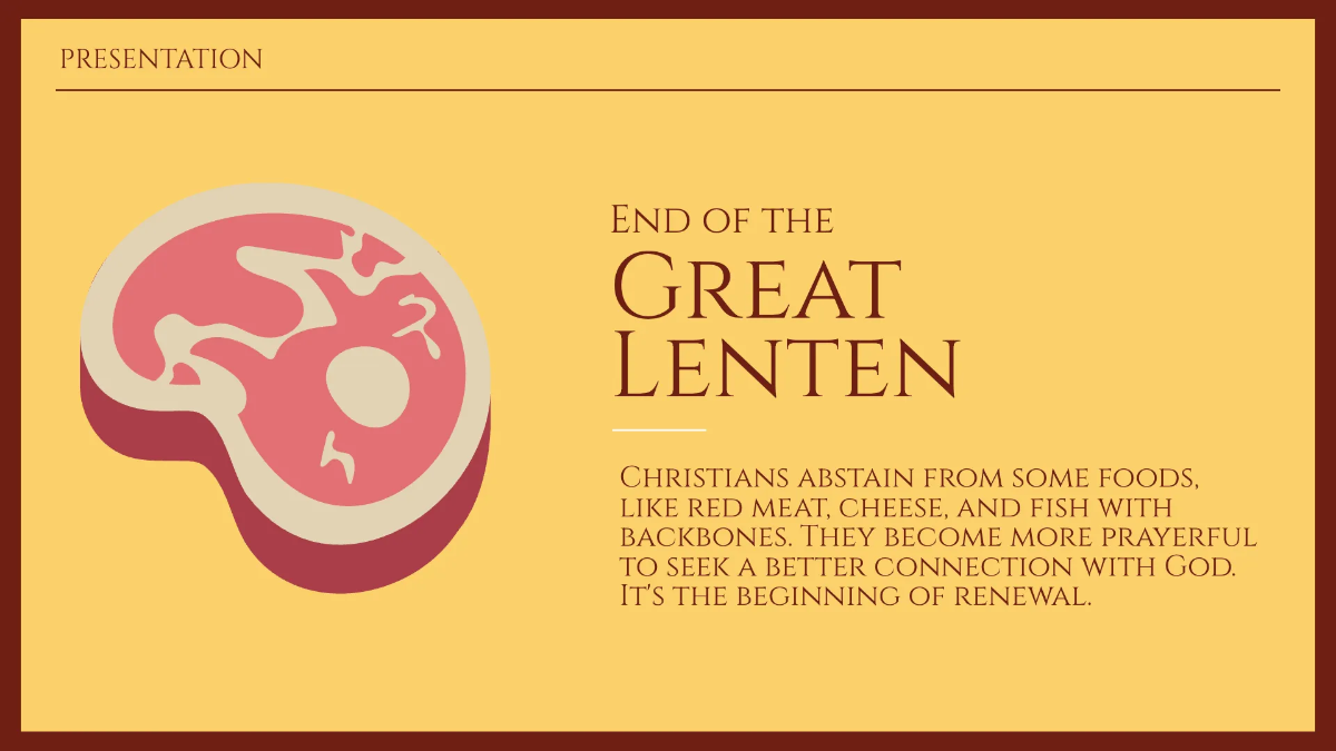 Free Orthodox Easter Presentation Template to Edit Online