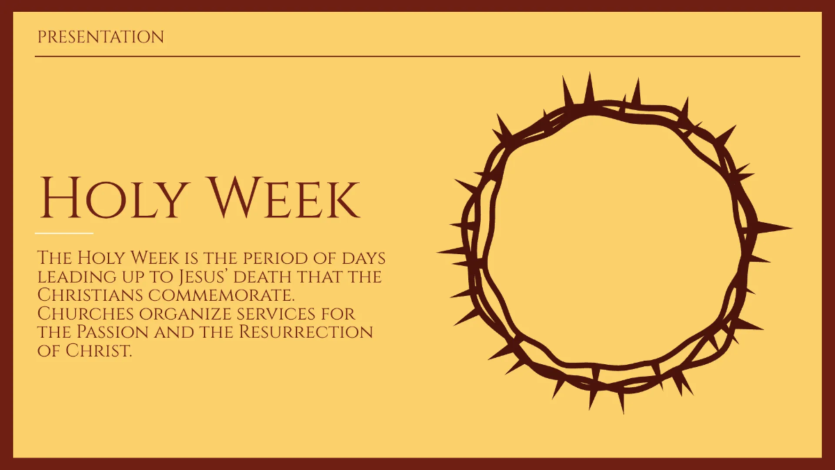 Free Orthodox Easter Presentation Template to Edit Online