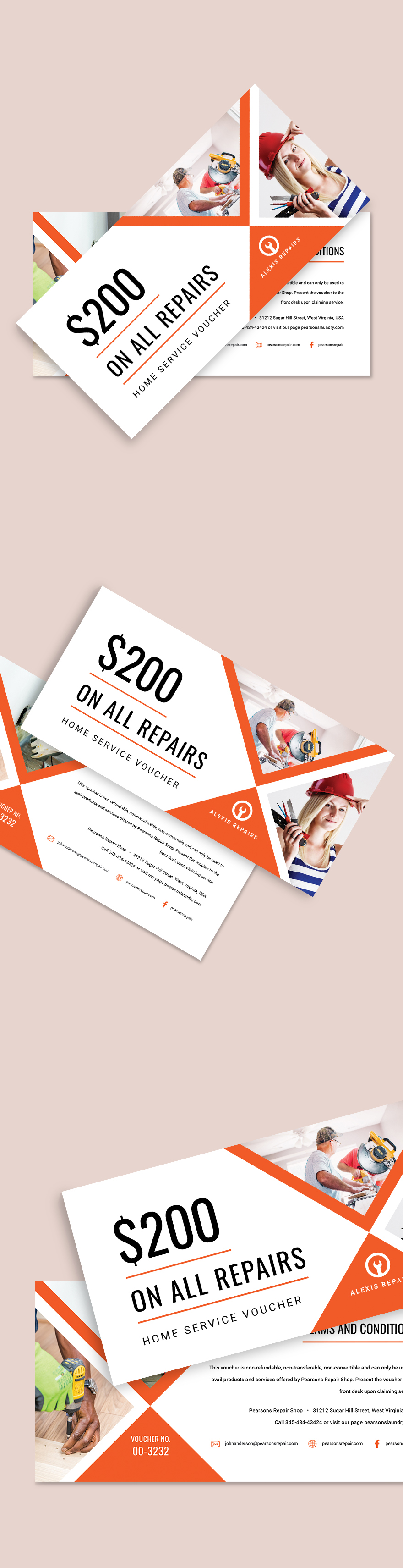 Service Voucher Templates 25+ Designs, Free Downloads