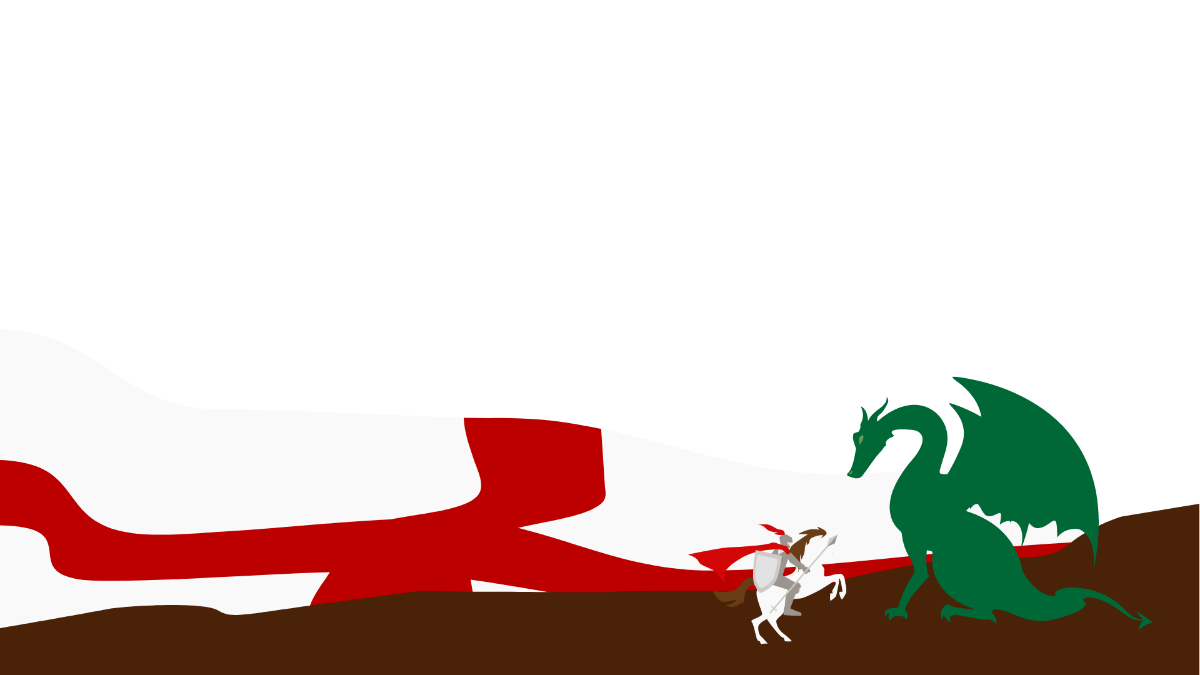 St. George's Day Transparent Template