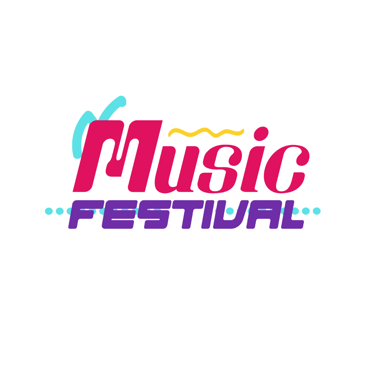 Free Music Festival Text Effect