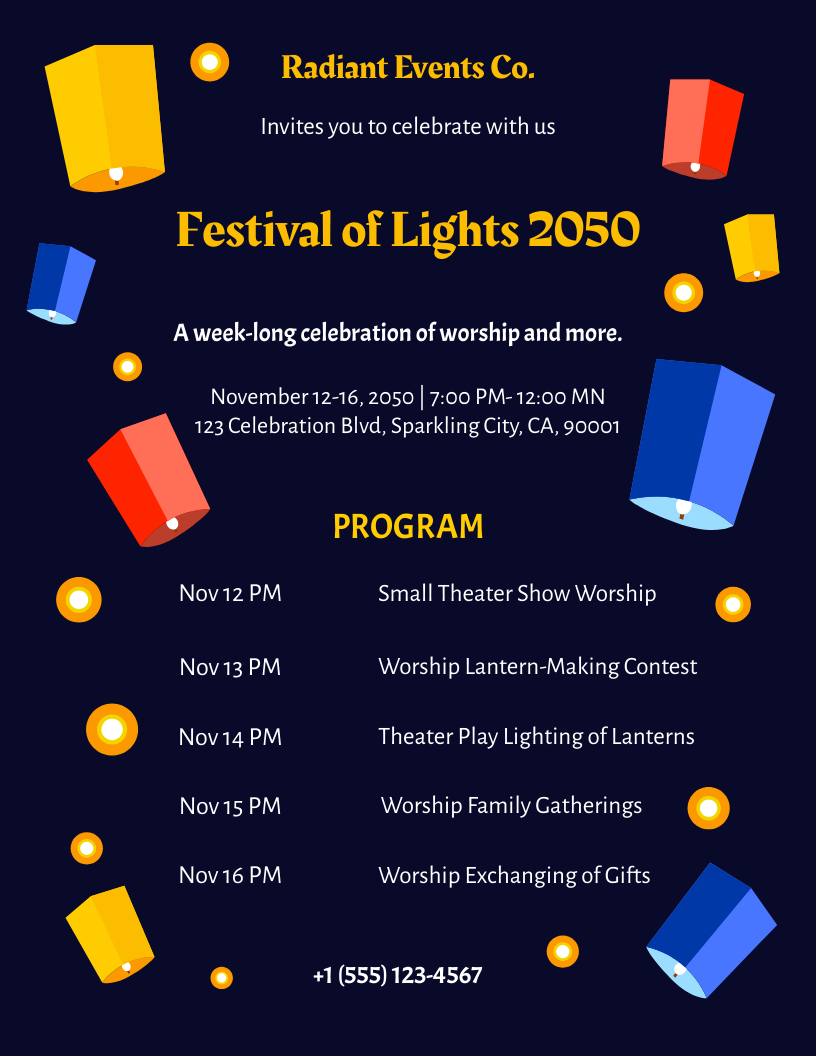 Festival of Lights Program